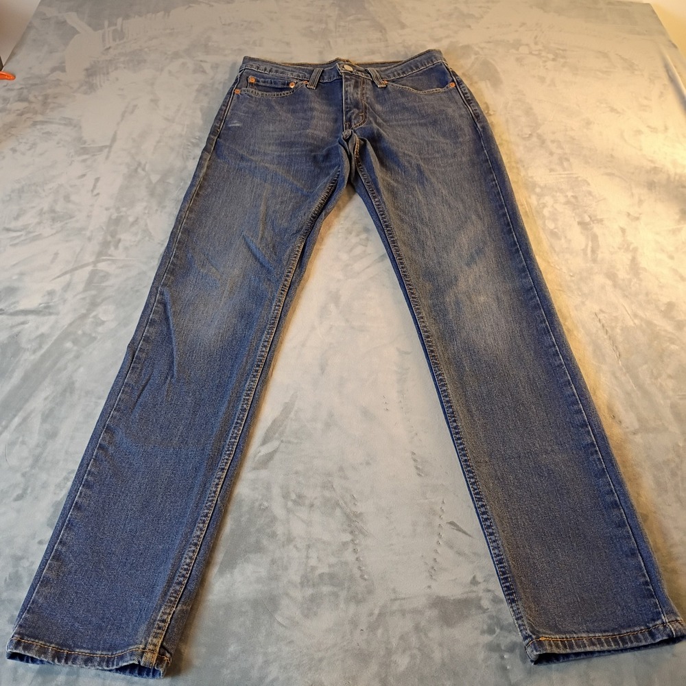 Levis 511 Slim Fit Mens Jeans Blue Denim Medium Wash 28x32 PC9-04511-1163